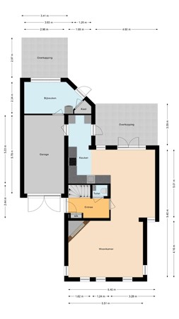 Floorplan - Botter 4, 3448 KA Woerden